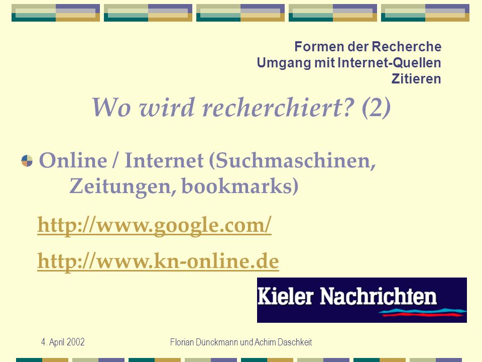 Zitieren online quellen hausarbeit marketing themen